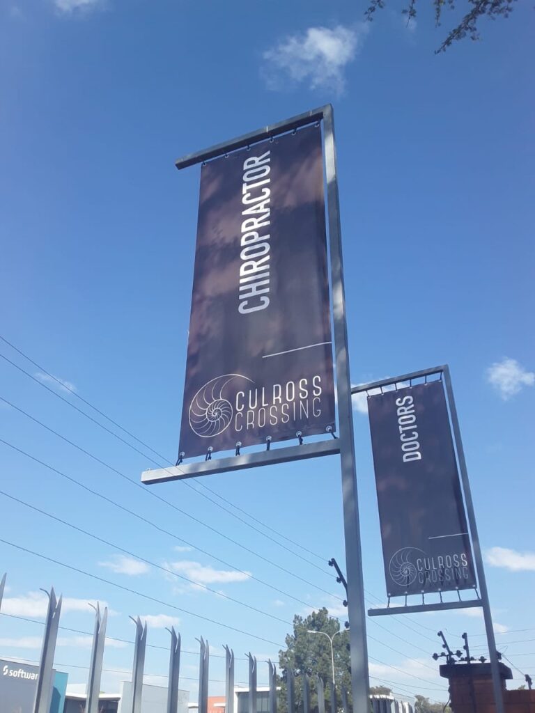 DSided PVC Banner Flag with eyelets